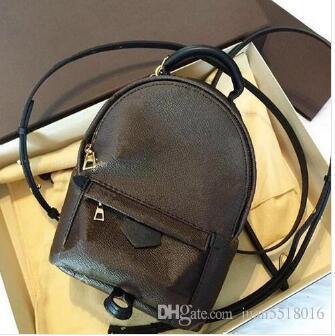 2018 PU fashionback women pack shoulder bag handbag presbyopic mini backpack messenger bag mobile phonen purse 20CM