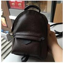 Hight quality Women's Palm Springs Backpack Mini genuine leather children backpacks women printing leather backpack M41560