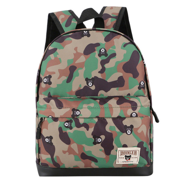 2019 Children Baby Boys Girls Camouflage Pattern Print Backpack Toddler School Bags Backpacks 4 Colors Mochila Infantil