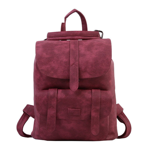 Fashion Women Backpacks Multi-functional Girls Backpack Vintage Women School Bags Girls High Quality Solid Casual Female Bag