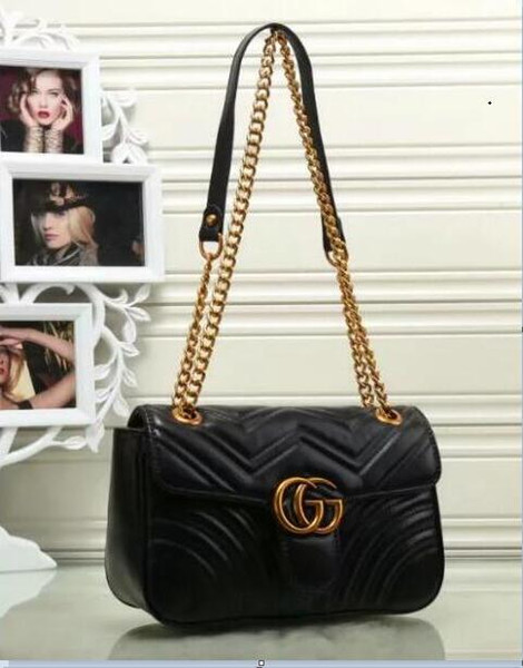 2019 Women's Handbags, Handbags, Women's Bags, True Cowhide, True Cowhide, True Cowhide, Shoe Chain Shoulder Bags, 01112
