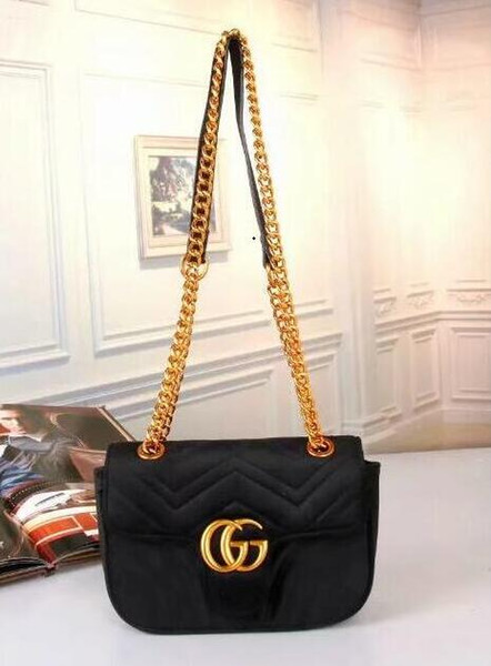 2019 Women's Handbags, Handbags, Women's Bags, True Cowhide, True Cowhide, True Cowhide, Shoe Chain Shoulder Bags, 01118
