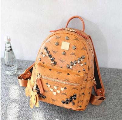 Arrival Fashion Luxury Brand Rivet Backpack Style Hot Selling Fashion Designer Backpack Letter Bags Women Men School Bags 6 color