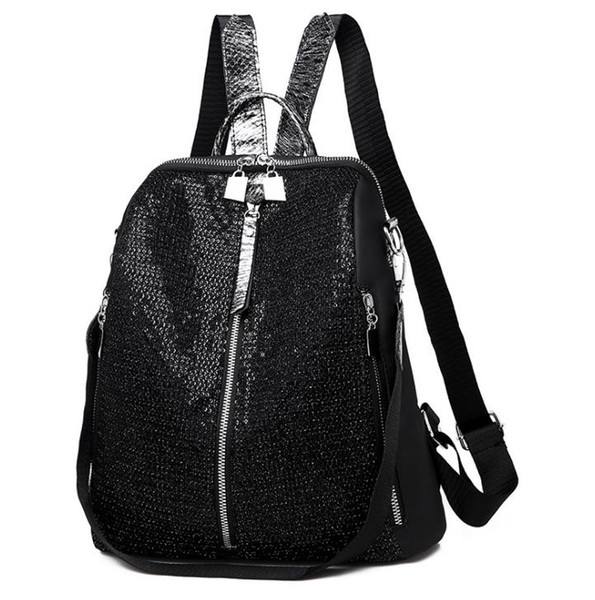 Backpack 2019 European and American sequins outdoor travel bag waterproof backpack student school bag