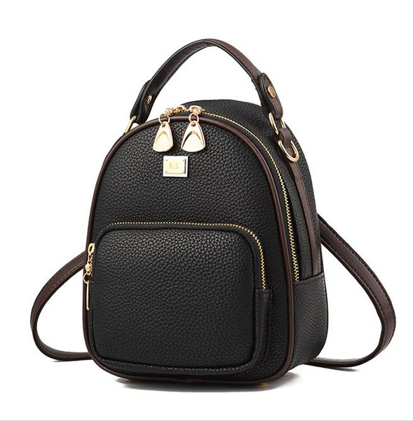 Women's PU Backpack 2019 New Multi-function Portable Backpack