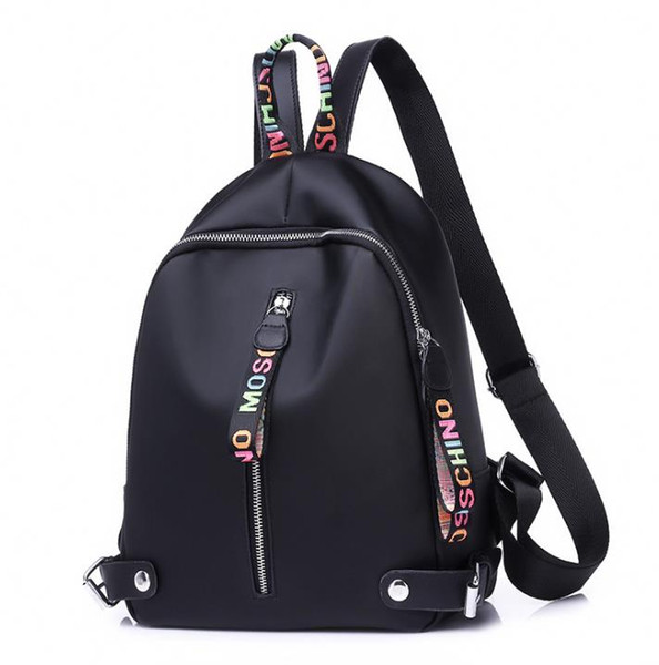 Newest Fashion designer backpack Women Backpacks For Teenage Girls With Double Zipper Oxford Fabric Colleage Bags Ladies Travel Backpack