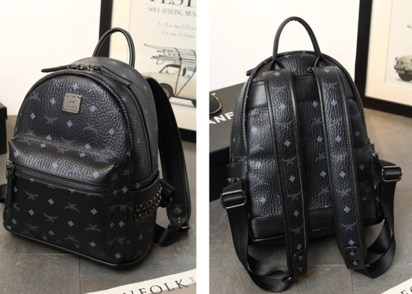 Leather designer high quality backpack 3 feet 2019 brand men womens backpack famous designer backpack designer ladies backpacks ladies