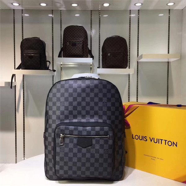 Designer Backpack Mens Luxury Backpack Famous Brand Double Shoulder Bags Male Brand School Bags Leather Shoulder Bag