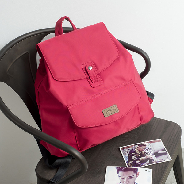 The Original Design Of Oxford Nylon Cloths Leather Backpack Backpack Bag Anti-Theft Portable Large Capacity YKK Zipper