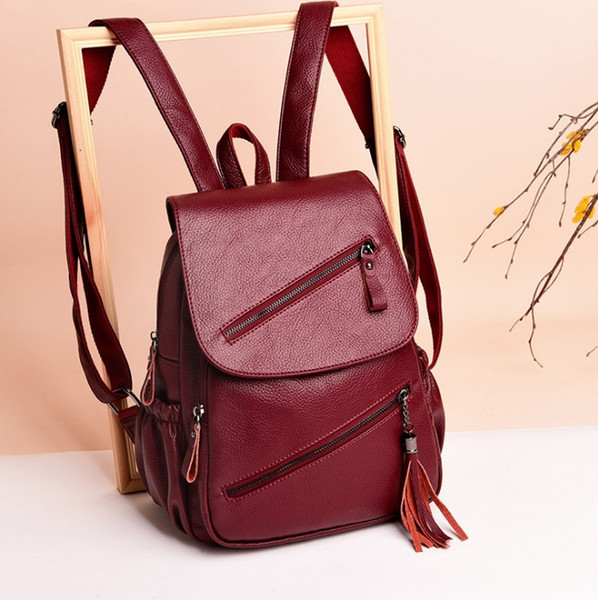 Women's Fashion Bag The World's Latest High-end, Super-luxury, Large-capacity, Multi-functional Tourist Bag Mountaineering Backpack 224#