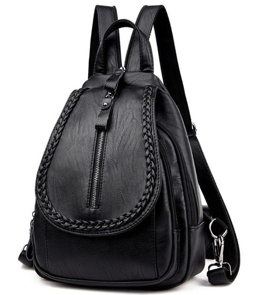 Women's Fashion Bag The World's Latest High-grade Leather Super Luxury Large Capacity Multifunctional Tourist Bag Backpack 219#