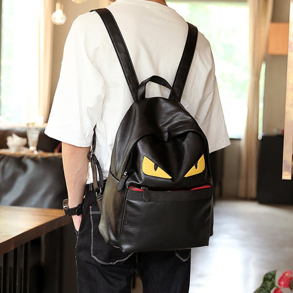 Famous Designer Travel Backpack eyes Cartoon expression Casual Student School Bags Teenagers
8000
 High Quality Moster Cool double Shoulder Bags