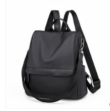 Backpack female backpack 2019 new Korean version of the tide Oxford cloth canvas waterproof fashion casual wild travel anti-theft bag