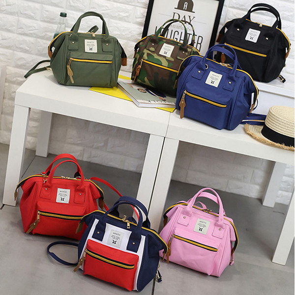 2018 New Casual Backpack Handbag Sport Japan anellos Camouflage Outdoor Packs Women Unisex Zipper Canvas Fashion School Bag