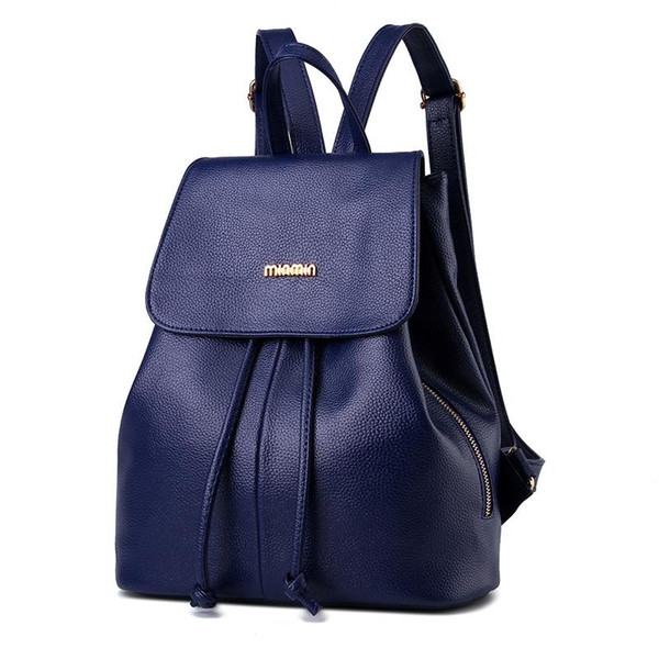 Students Backpack Women Shoulder Bag Designer College PU Leather Girl Rucksack Cute Fashion Ladies Bags Handbags Knapsack Travel Bags
