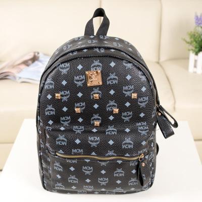 New Fashion Designer Bags Punk Rivet Backpack School Bag Unisex Backpack Student Bag Men Travel STARK BACKPACK Letter Printed