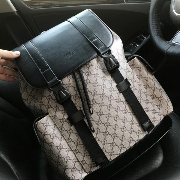 new top brand backpack for men and women genuine leather double shoulder bags excellent quality school bags 11