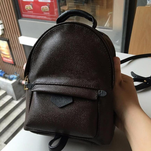 41560 Luxury Backpack Women's Palm Springs Mini Backpack genuine leather children backpacks women printing leather Mini backpack 41560