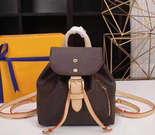 Wholesale women fashion real leather handbag purse backpack shoulder bag handbag package messenger bag size 28x18x11cm