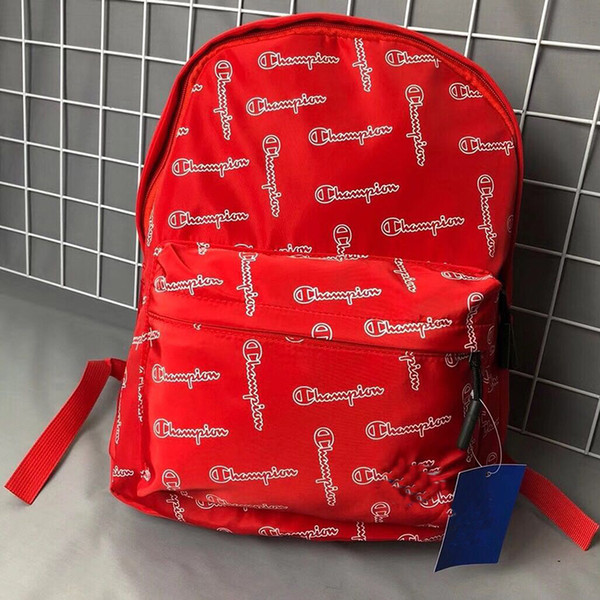 2018 New Fashion Teenagers Women School Bags Hot Punk Style Men Backpack Designer Backpack Print Letter Lady Bags Outdoor Sports Bag