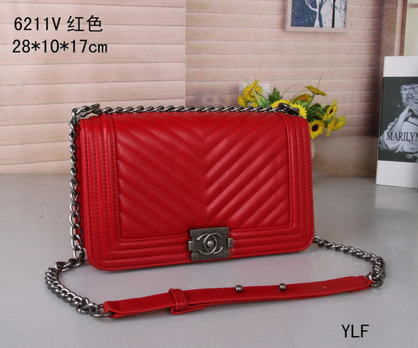 Brand Women Letter Messenger Bag Shoulder Bag Fashion Chain Bag Women Small Package Purse With Free Shipping #1388 Shoulder Bags For3