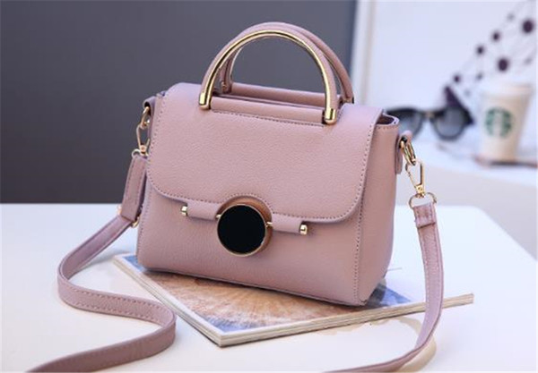 Small Stone Lock Buckle Handbag 2019 New Korean Version Of The Shoulder Diagonal Bag Handbag Fashion