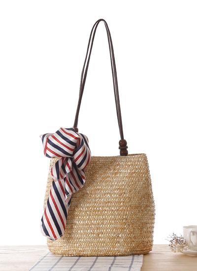 New European and American style one-shoulder straw bag handbags seaside holiday weaving straw bag beach bag