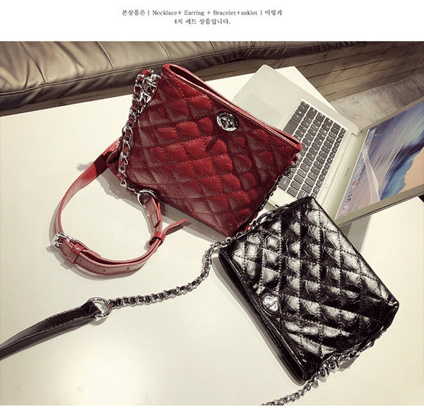 Women's bag 2018 new summer women's shoulder bag Korean version of the tide chain Messenger bag simple handbag wholesale