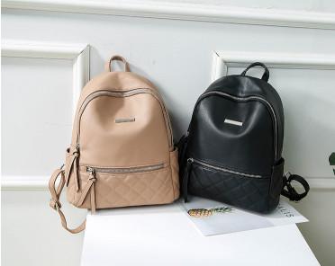 Wholesale direct sales 2018 new women's backpack fashion rhombic backpack Korean version of the tide student bag female bag