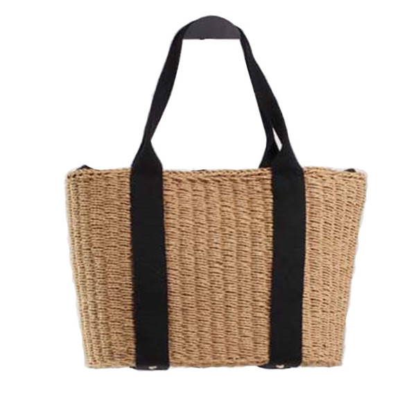 Women Handbag Summer Casual Beach Bag High Quality Hand Woven Straw Bags Women Shoulder Bag Casual Tote For Girls