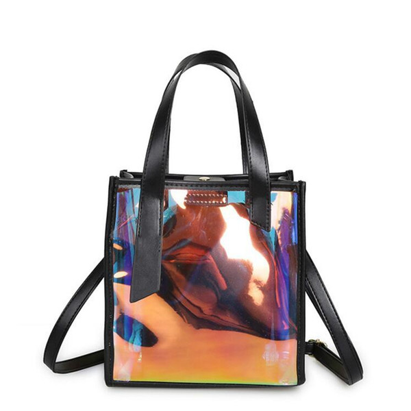 2019 New Summer Female Composite Travel Luxury Messenger Beach Bag Transparent Women Waterproof Beach Bag F269