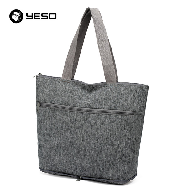 YESO New Multifunction Tote Bag Fashion Casual Beach Bag Oxford Men Tote 2019 Large Capacity Portable 3 Color Tote Bag For Women