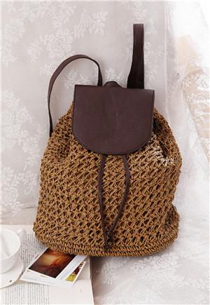 Wholesale and retail summer new Mori female tide shoulder straw bag holiday leisure beach bag handbag bag