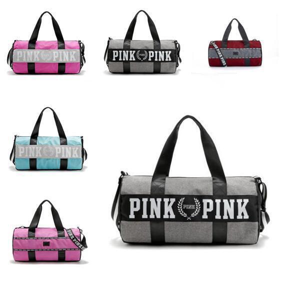 Handbags love Pink Travel Bag Secret Storage Bag organizer Waterproof Victoria Casual Beach Exercise Women shopping Bag