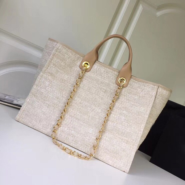 luxury handbag women shopping bags High quality shoulder bag designer tote with chain beach bag