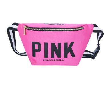 2018 NEW Men and women fashion Chest bag Weekend Travel waist pack beach Pink fanny pack bags for women. Free shipping