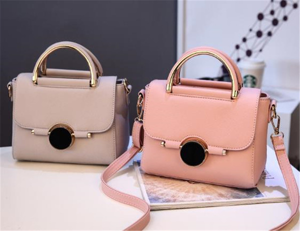 Female Bag 2019 New Korean Version Of The Shoulder Diagonal Bag Handbag Trend Fashion Small Stone Lock Bag