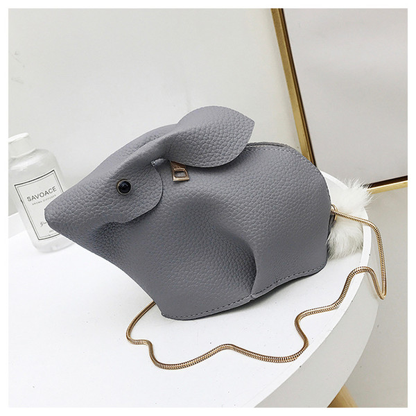 Mouse bag handbags new Korean creative cartoon mini bag personality creative coin purse shaped bag chai