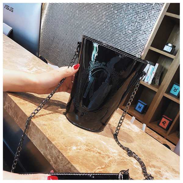 Bag chain trendy fashion cross-border handbag embossed wild personality shoulder bag Messenger bag