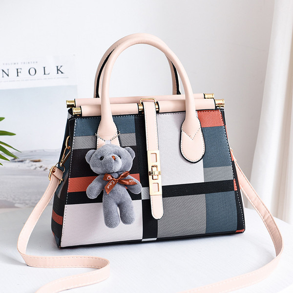 Wholesale-Handbags 2019 new European and American big bag large capacity Ms. elegant fashion trend handbag shoulder bag