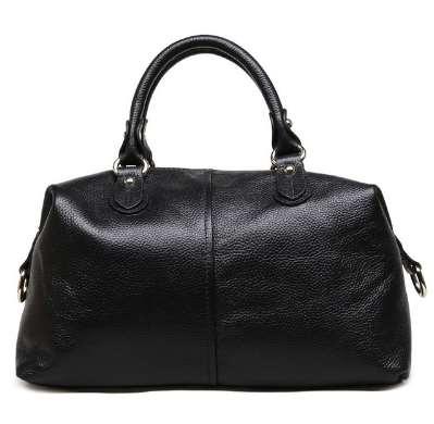 New Fashion Trend Leather Women Messenger Bag Ladies Cowhide Leather Handbag High Quality Boston Bag Large