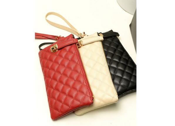 Fashionable Women Zip PU Leather Clutch Case Lady Long Handbag Wallet Purse FULI