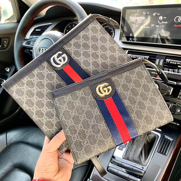 top Brand limited luxury famous designer top quality men women classic fashion large and medium size clutch purse handbag #shou2