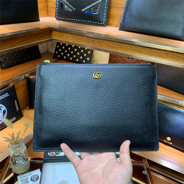 new arrival brand designer men clutch bags top quality England Style handbags genuine leather hand bags for men