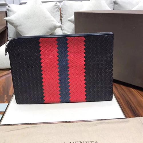New unisex clutch bag. Men's fashion casual zipper clutch. Women's leather gradient clutch. Detachable leather hand strap.
