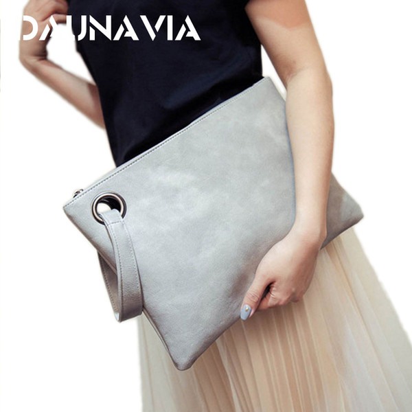 Ladies Women's Clutch Bag Leather Women Envelope Evening Bag Female Clutches Handbag Free Shipping