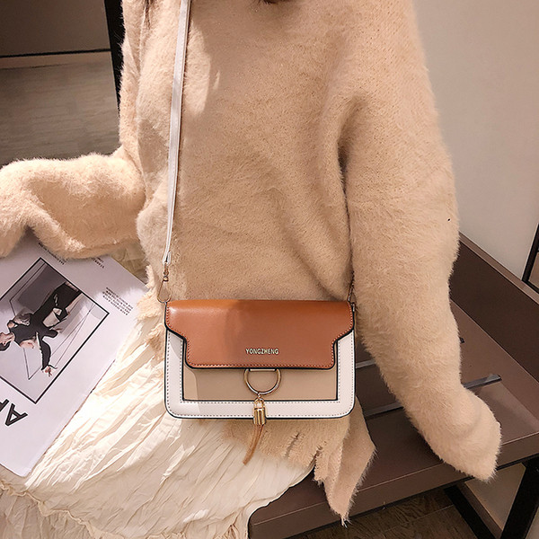 Fashion trend wild new shoulder bag female slung handbag small bag 2019 new Korean explosion models small bags 020-1028