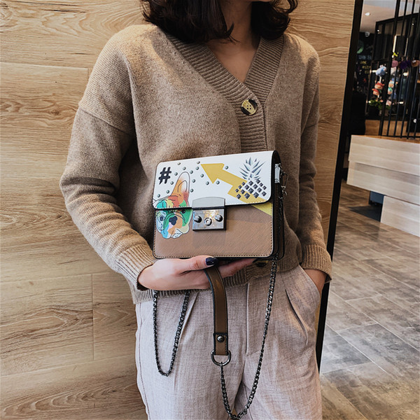 purse hanger Faux suede & PU Multiple colors coat of paint The design of Hongkong Bucket bag One shoulder bag 021-1016