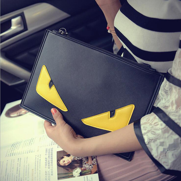 Wholesale famous brand women bag new fashion luxury clutch bags for women devil eyes female designer purses handbags free shipping