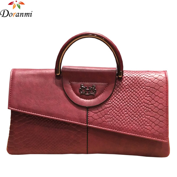 DORANMI Classic Day Clutch Bags For Women 2018 Luxury Brand Designer Top-handle Bags Female Thin Envelope Clutch NPJ108